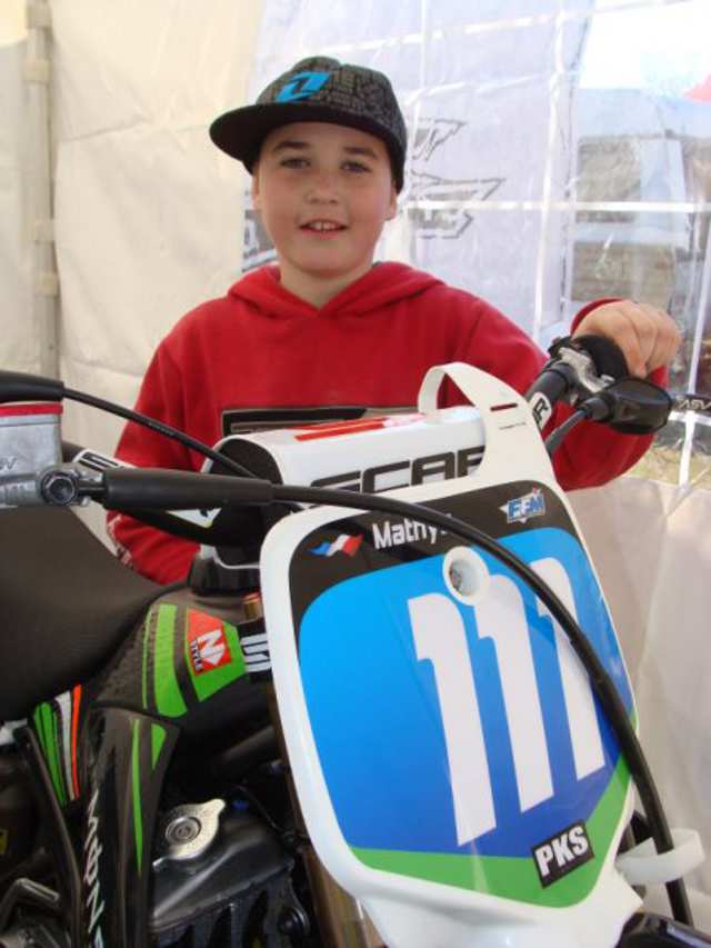 Mathis Boisramé au Championnat de France Minivert.