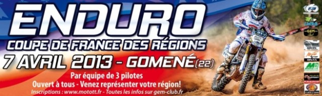 Evènement breton : Coupe de France d'enduro des Régions
