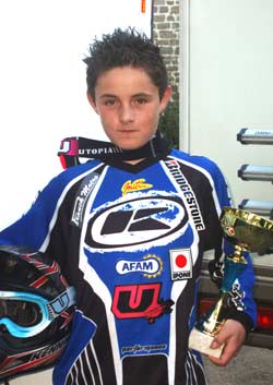 Jordan CARISSAN, vice-champion de Bretagne Minime