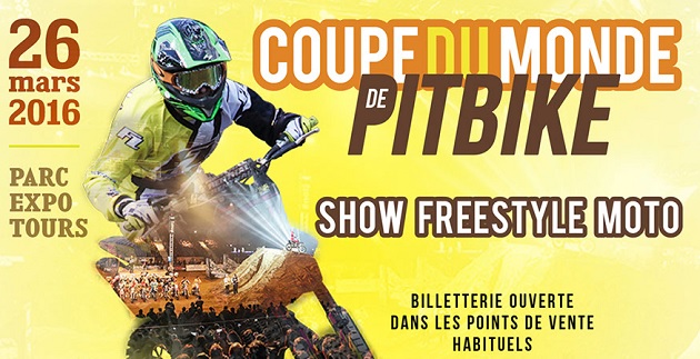La Coupe du Monde de Pitbike, c'est samedi à Tours !